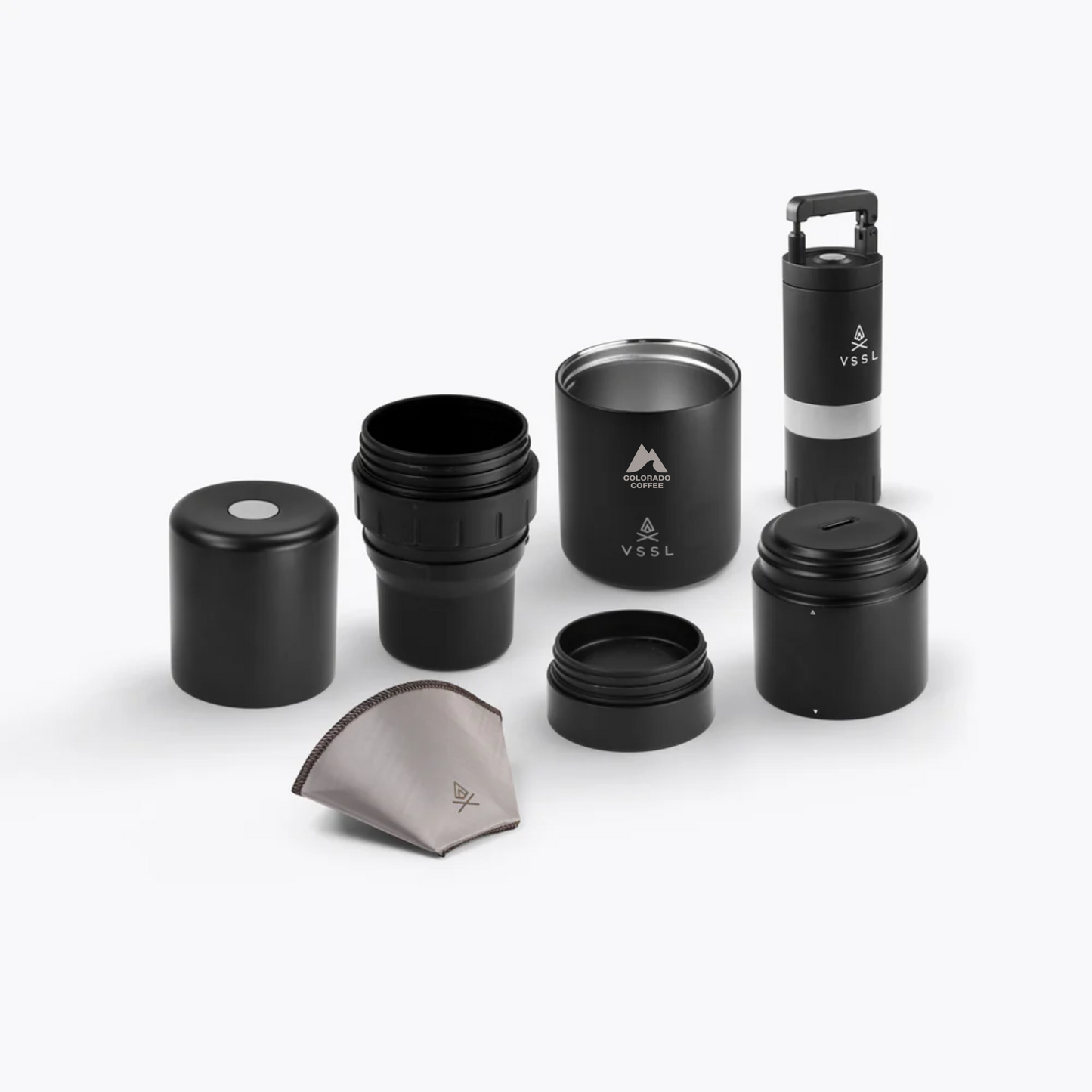 VSSL Nest Pour Over Kit + Java G25 Grinder Bundle